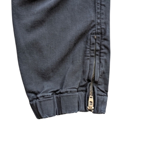 Mavi Ivy Slim Cargo Pants Grunge Y2K 00s Womens 29 Mid-Rise Black Twill Cotton - Picture 8 of 16